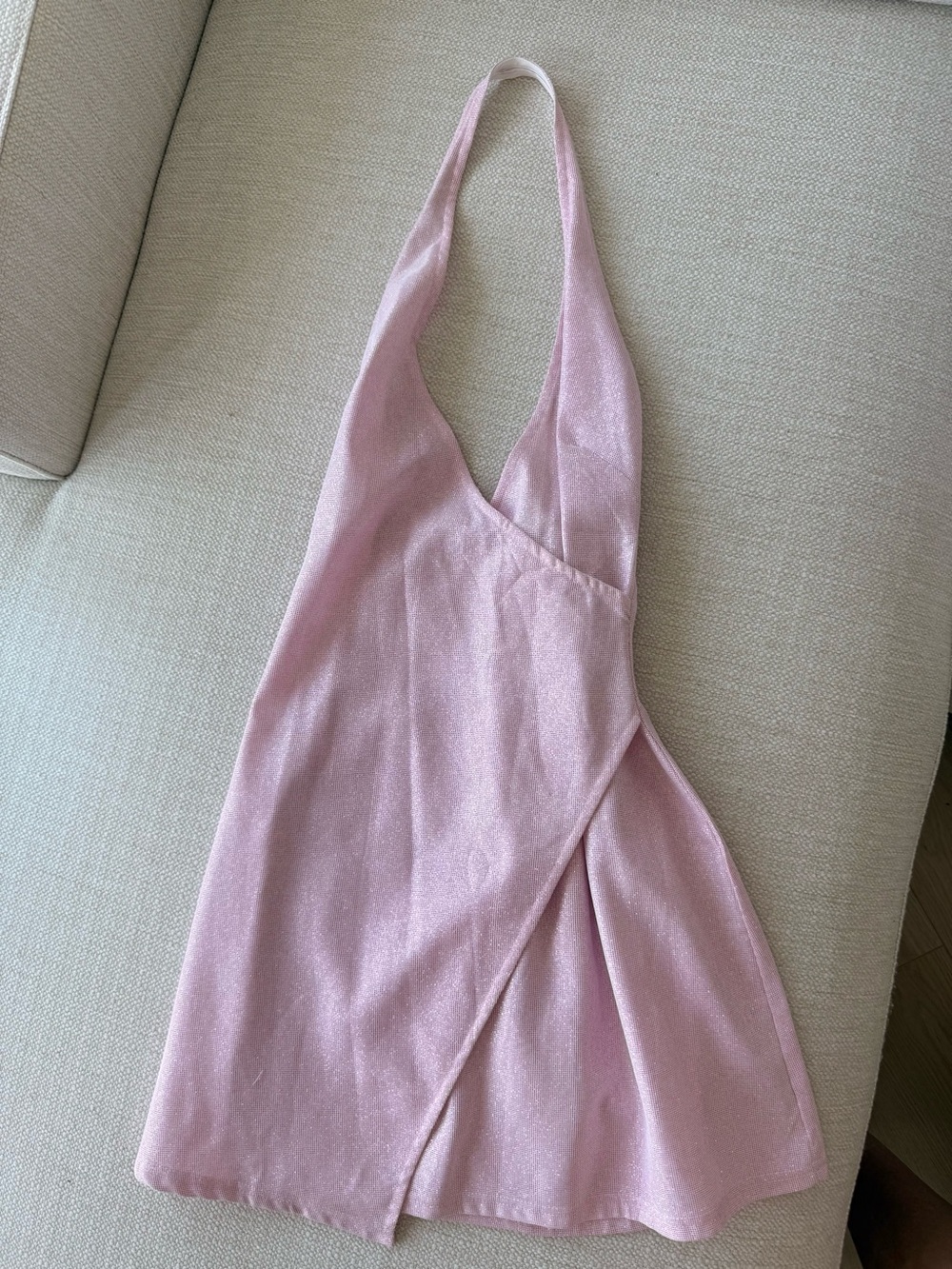 Princess Polly Paris Pink Sparkle Mini Dress